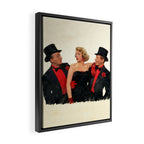 Mister Bones (White Christmas) Framed Canvas Print Gallery Image 2