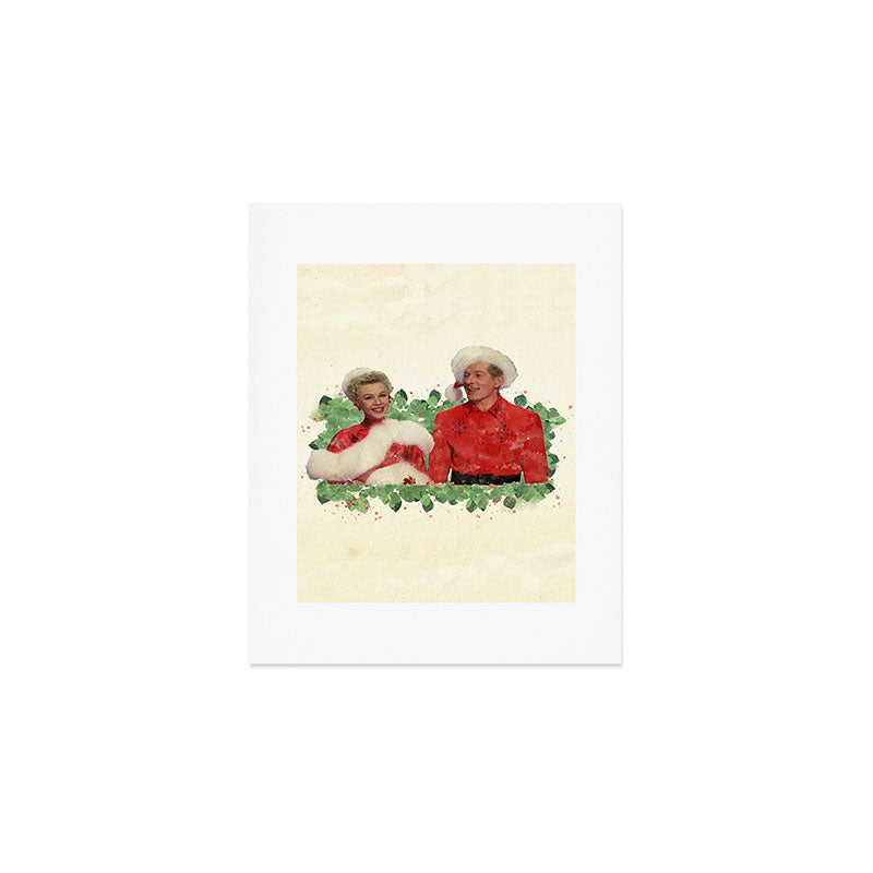 Phil & Judy (White Christmas) Art Print Gallery Image 1