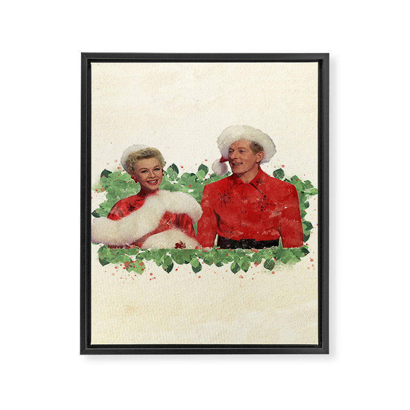 Phil & Judy (White Christmas) Framed Canvas Print Gallery Image 8