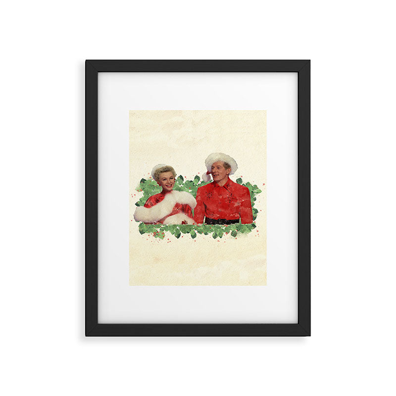 Phil & Judy (White Christmas) Framed Art Print Gallery Image 6
