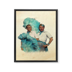 Reprise (Sisters) Framed Canvas Print Gallery Image 8