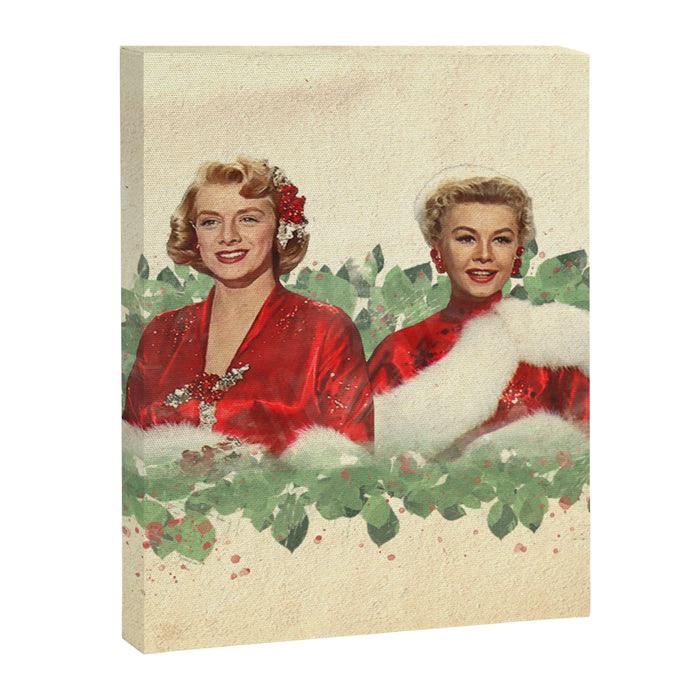 Sisters - A Merry White Christmas Canvas Print Gallery Image 1