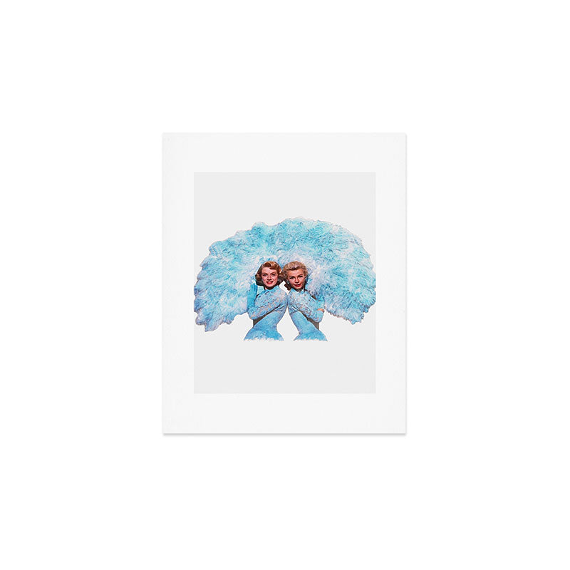 Sisters - White Christmas - Watercolor Art Print Gallery Image 1