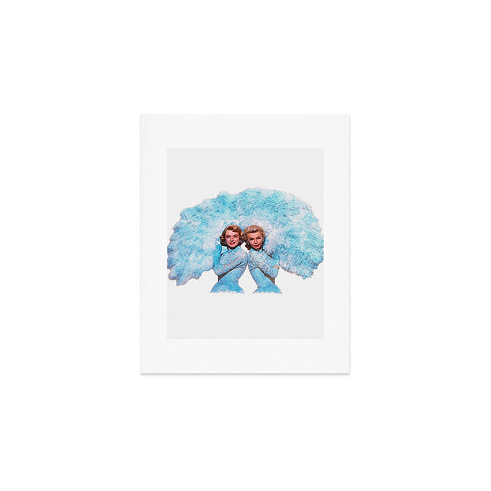 Sisters - White Christmas - Watercolor Art Print Gallery Image 1