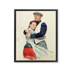 The Quiet Man - Watercolor Framed Canvas Print Gallery Image 8