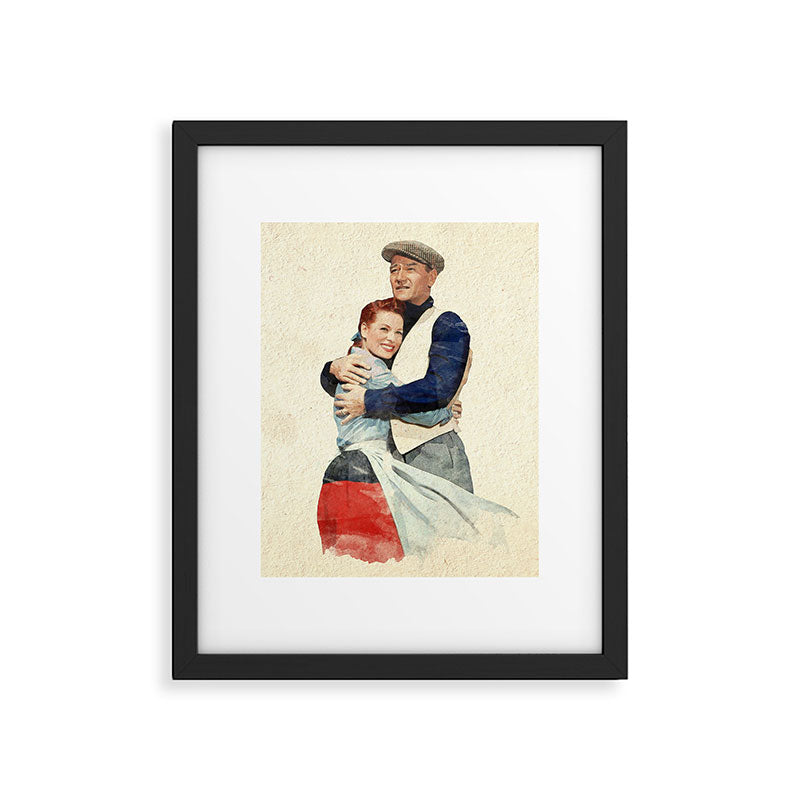 The Quiet Man - Watercolor Framed Art Print Gallery Image 6