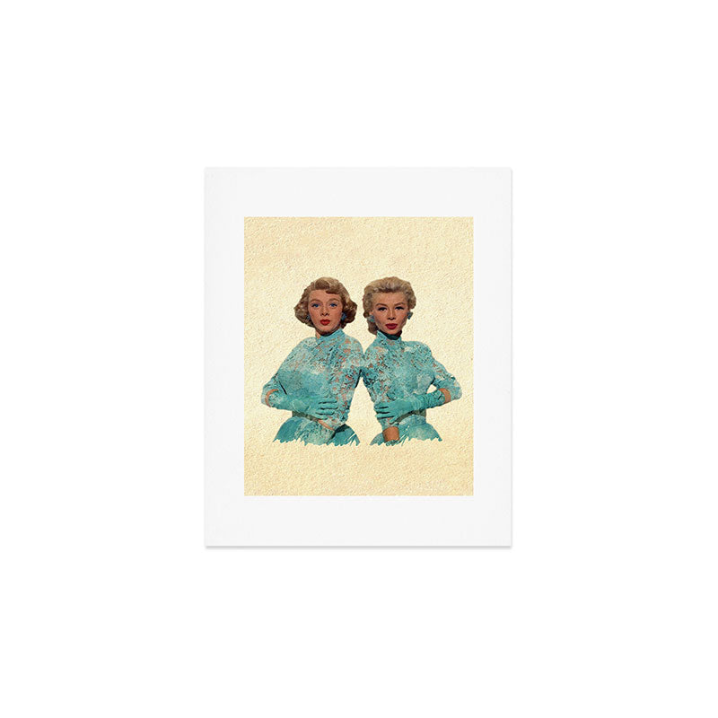 Two Different Faces... (Sisters) Art Print Gallery Image 1