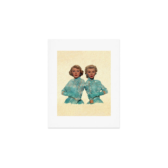 Two Different Faces... (Sisters) Art Print Gallery Image 1