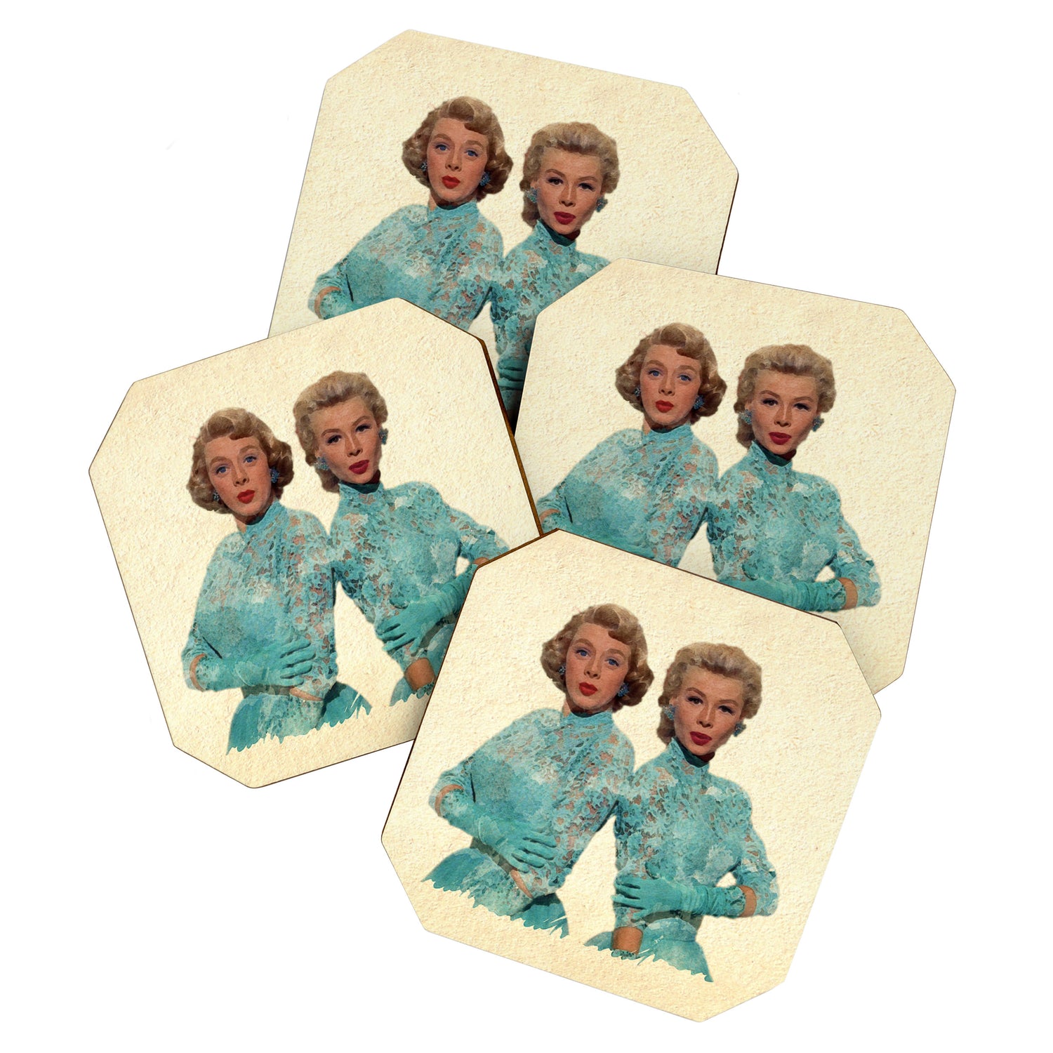 Two Different Faces... (Sisters) Coaster Gallery Image 1
