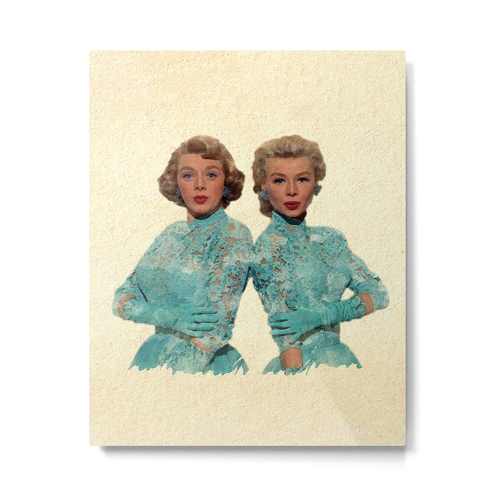 Two Different Faces... (Sisters) Metal Print Gallery Image 1