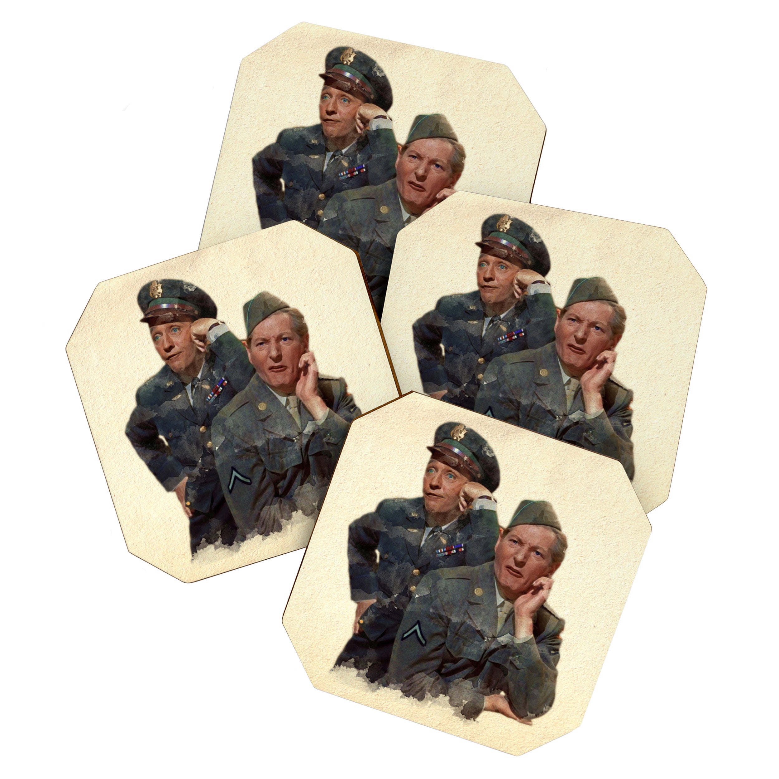 Wallace & Davis (White Christmas) Coaster Gallery Image 1