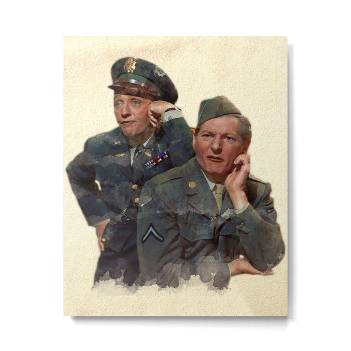 Wallace & Davis (White Christmas) Metal Print Gallery Image 1