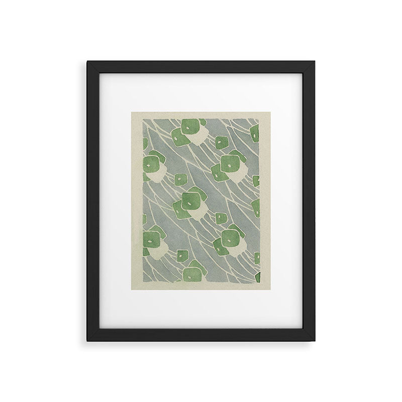 Green Geometric 1915 Hannah Borger Overbeck Framed Art Print Gallery Image 5