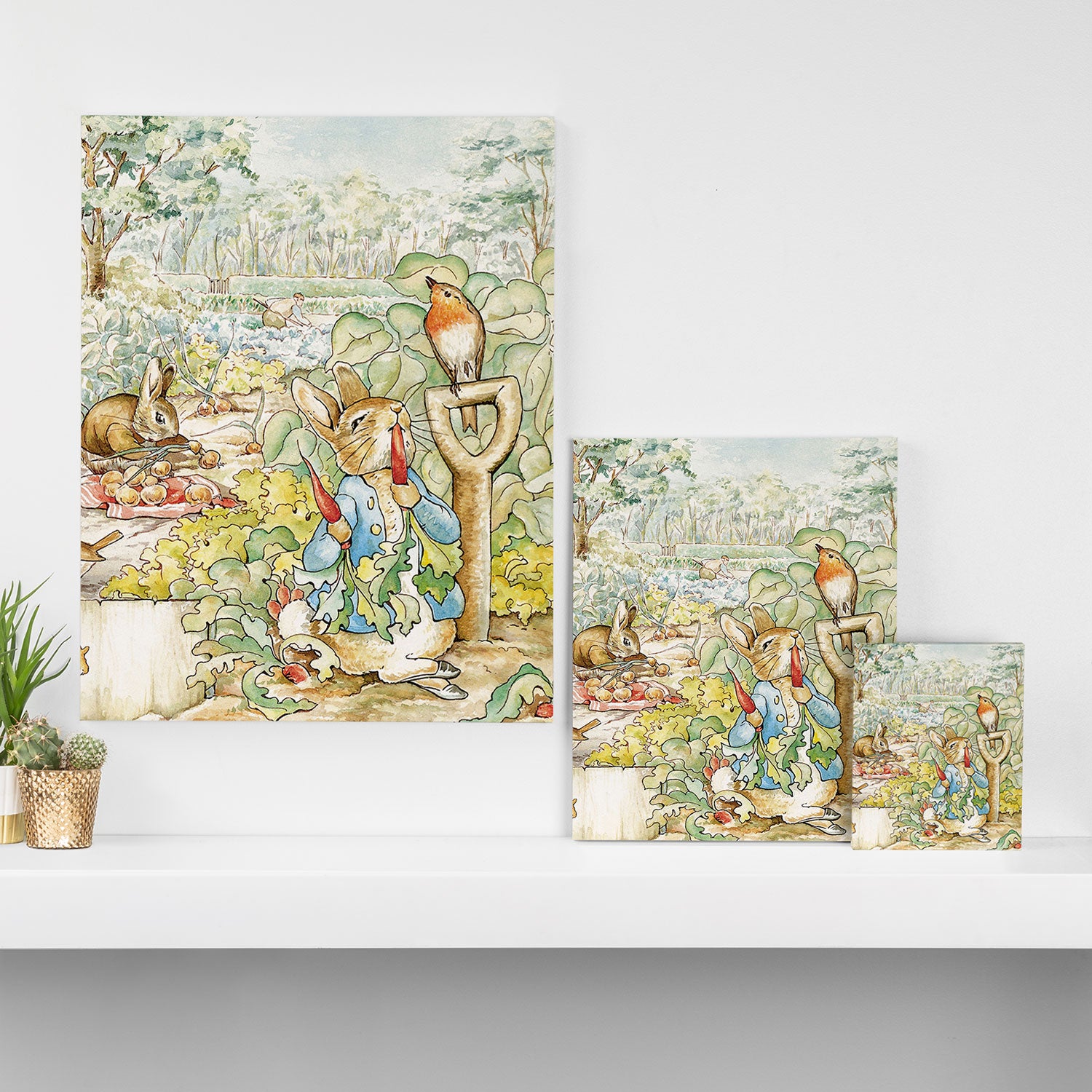 Peter the rabbit  Canvas Print Gallery Image 3