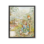Peter the rabbit  Framed Canvas Print Gallery Image 6