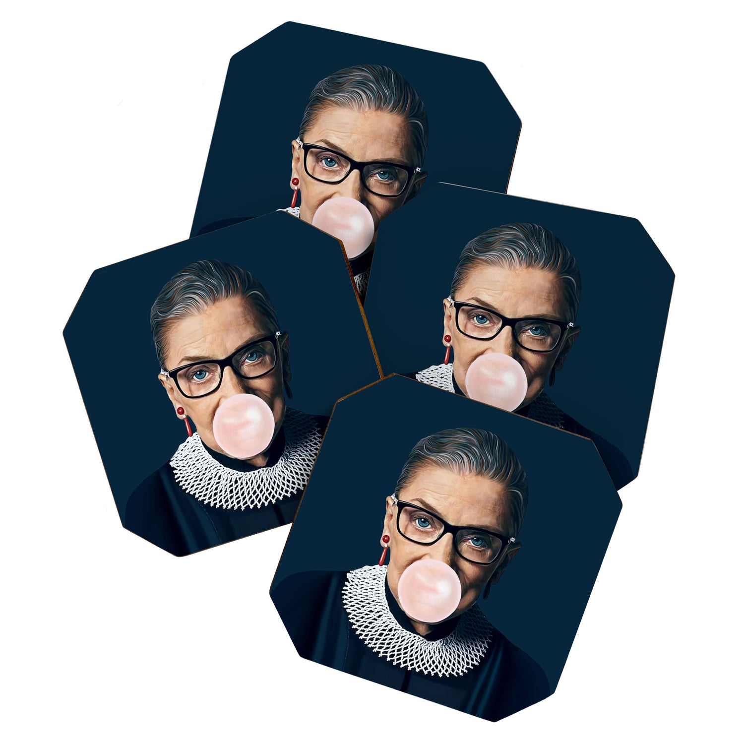 Ruth Bader Ginsburg No. 3 Coaster Gallery Image 1