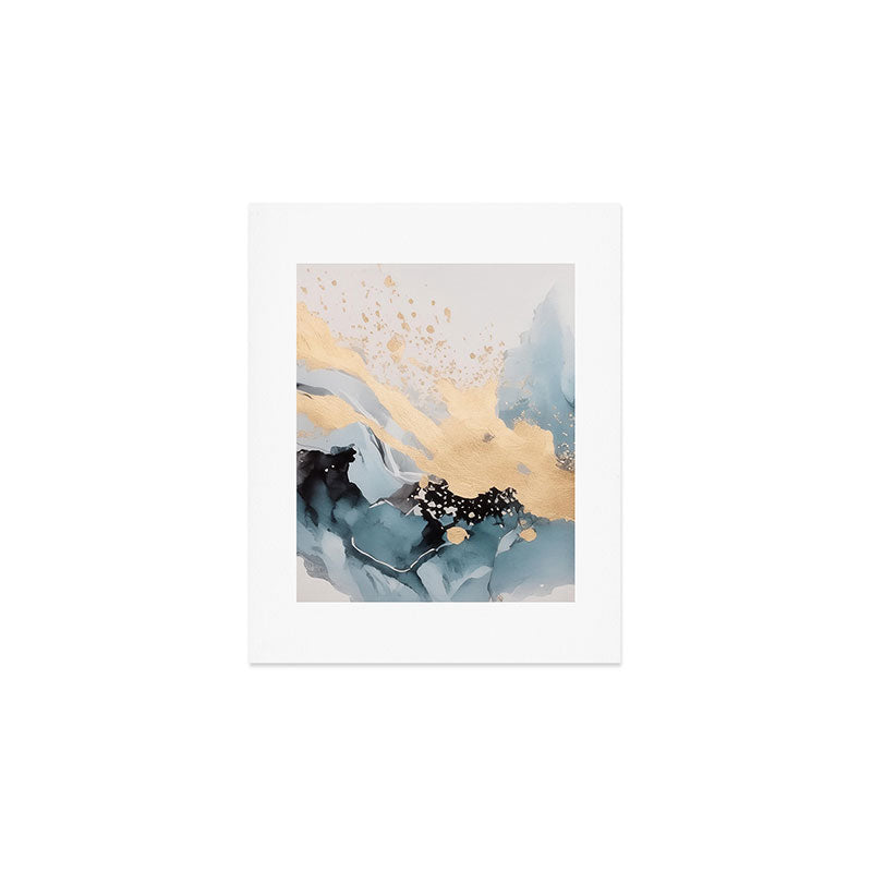 Splash of gold Art Print Gallery Image 1