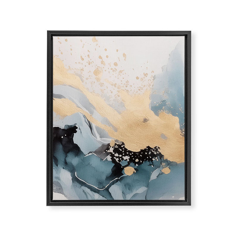 Splash of gold Framed Canvas Print Gallery Image 8