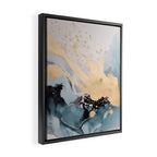 Splash of gold Framed Canvas Print Gallery Image 2