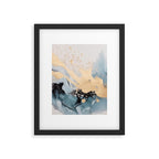 Splash of gold Framed Art Print Gallery Image 6
