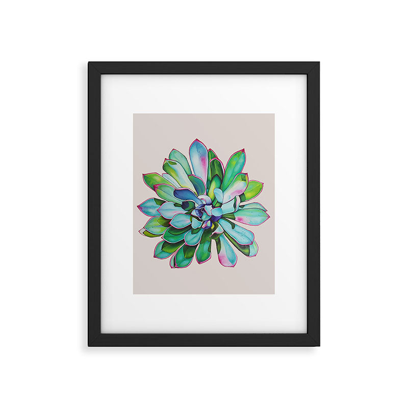 Whispers of the Desert and Cacti Dreams Framed Art Print