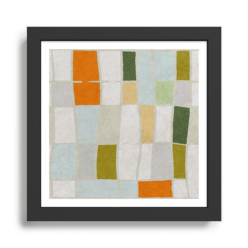 Annecy Geometric Framed Art Print Gallery Image 1