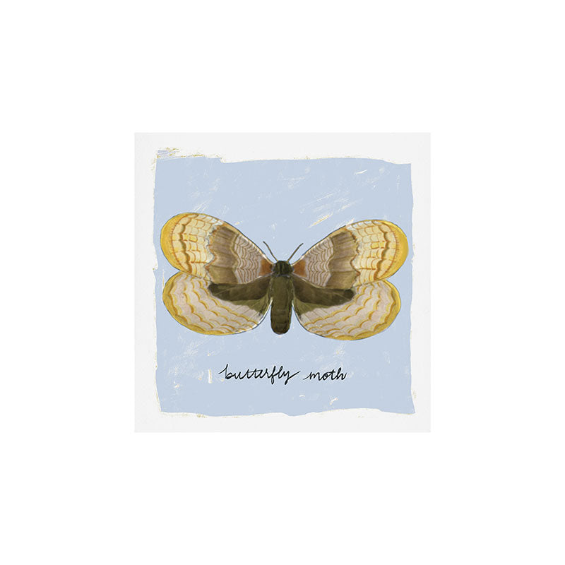 Butterfly Moth on Soft Sky Art Print Gallery Image 1