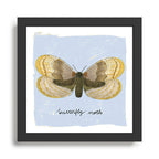 Butterfly Moth on Soft Sky Framed Art Print Gallery Image 1