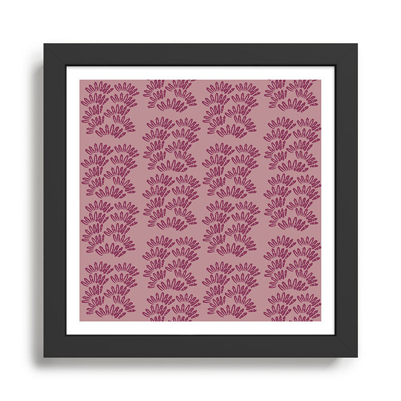 Modern Botanical on Berry  Framed Art Print Gallery Image 1
