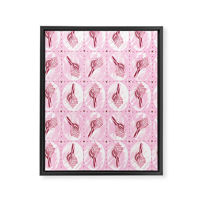 Shell we namaste  Framed Canvas Print Gallery Image 1