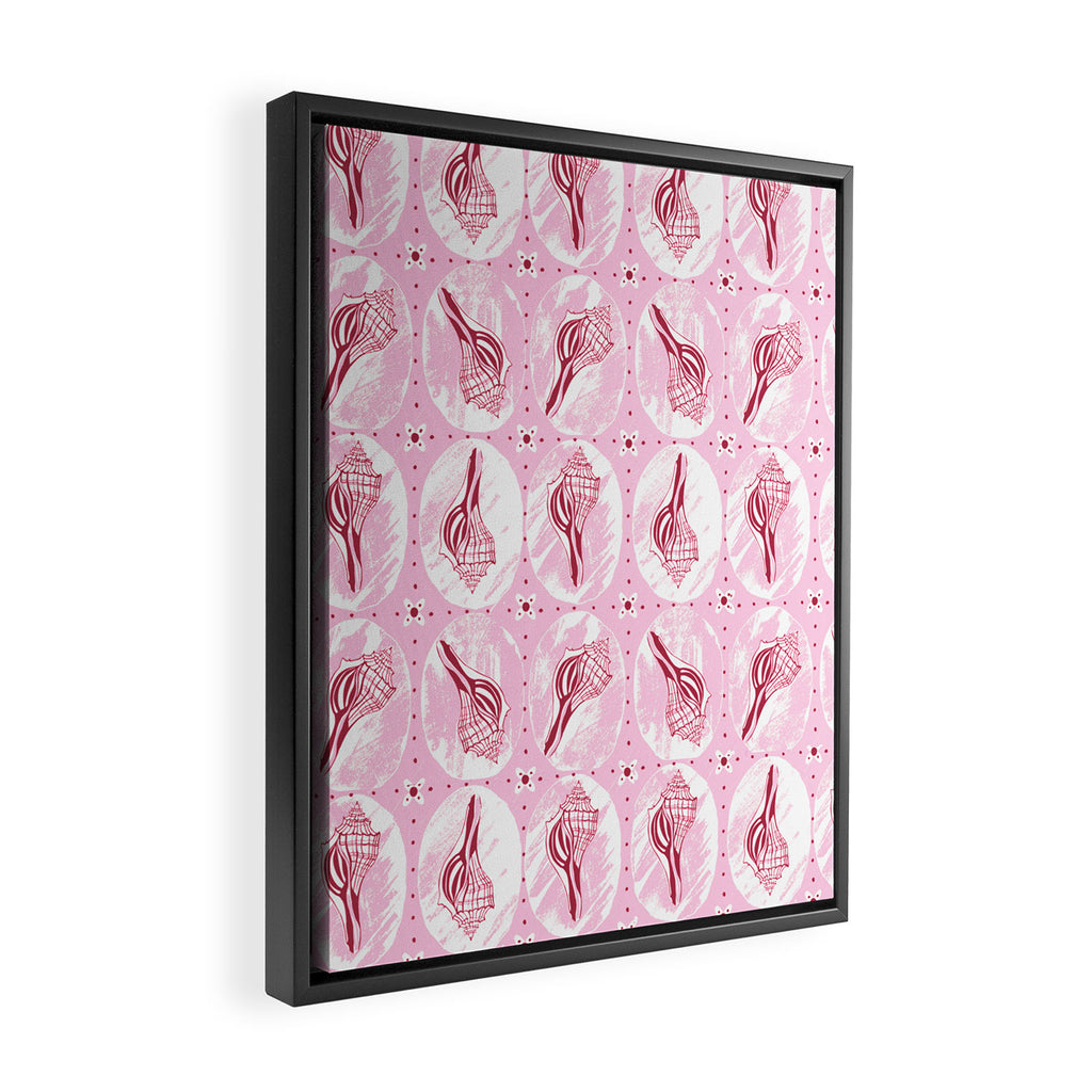 Shell we namaste  Framed Canvas Print Gallery Image 2