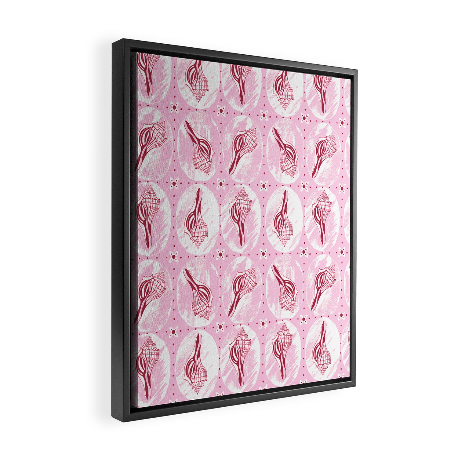 Shell we namaste  Framed Canvas Print Gallery Image 2