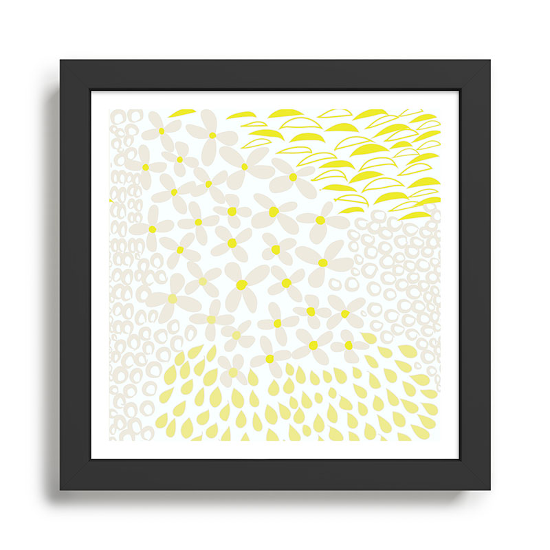 Sweet Modern Summer Petals Framed Art Print Gallery Image 1