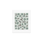 Tipsy Daisies on Celadon  Art Print Gallery Image 1