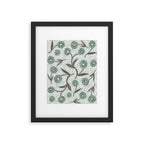 Tipsy Daisies on Celadon  Framed Art Print Gallery Image 6