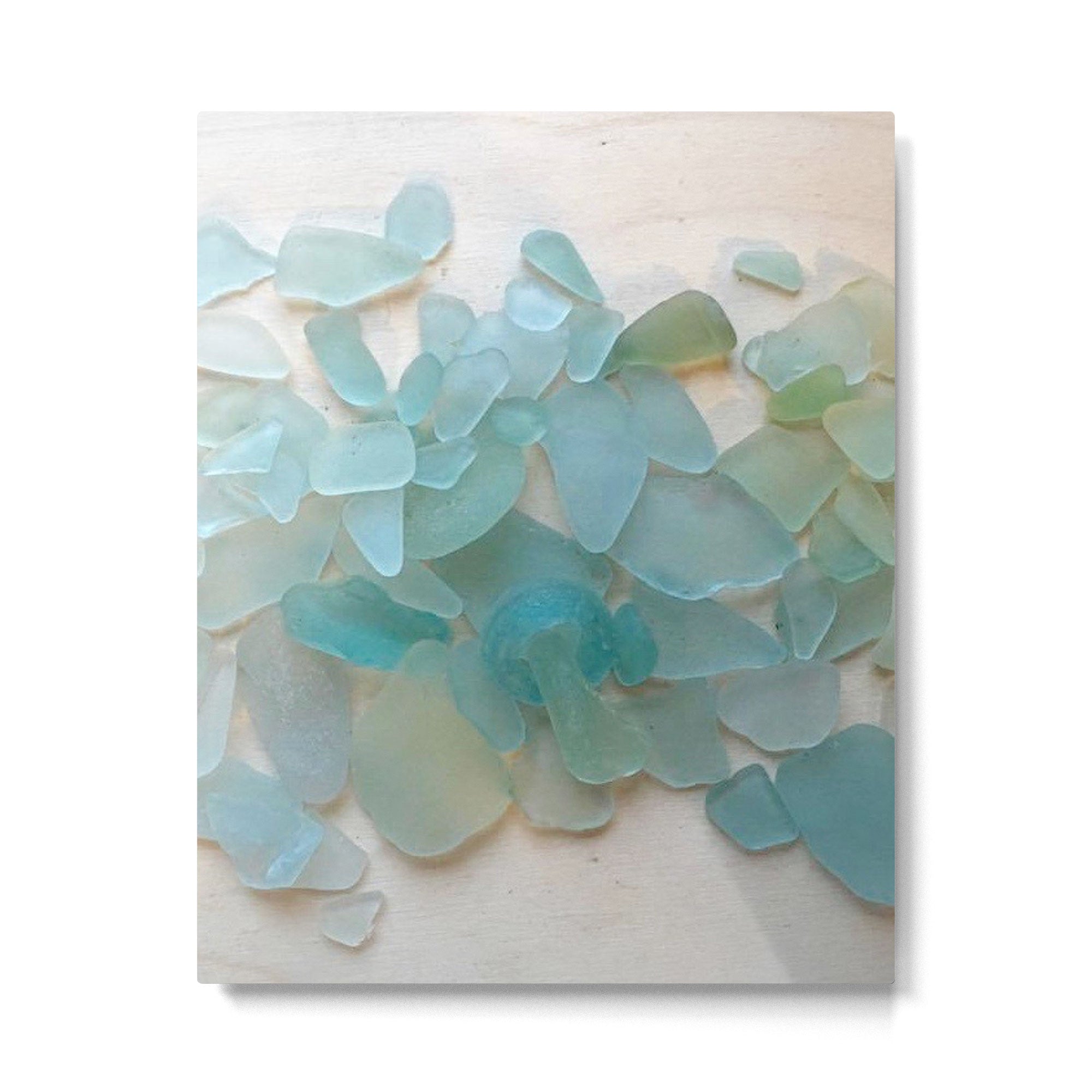 Ocean Hue Sea Glass Metal Print Gallery Image 4