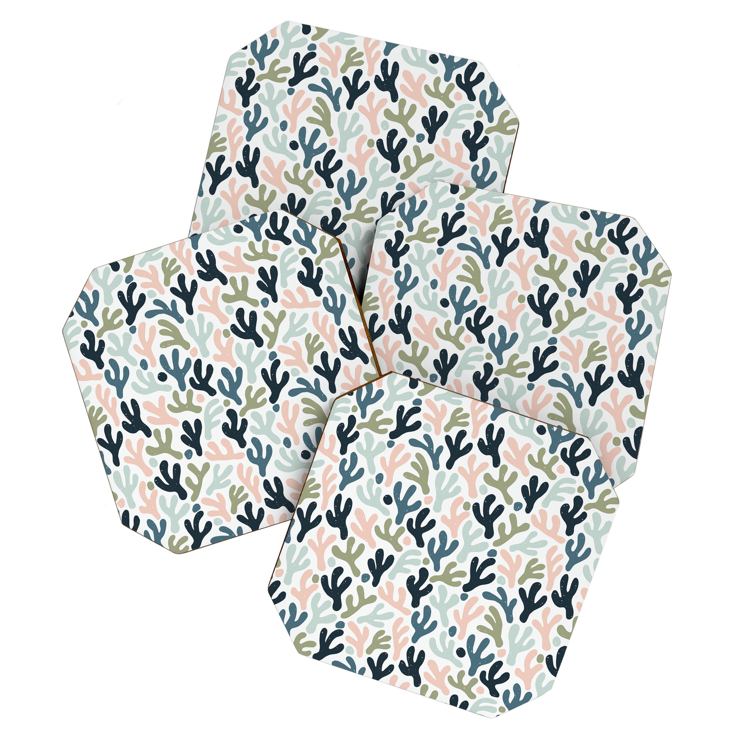 Abstract Corals Coaster Gallery Image 1