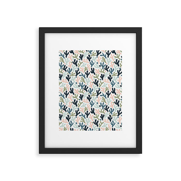 Abstract Corals Framed Art Print Gallery Image 1