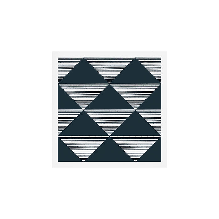 Abstract Tides . Navy Art Print Gallery Image 1