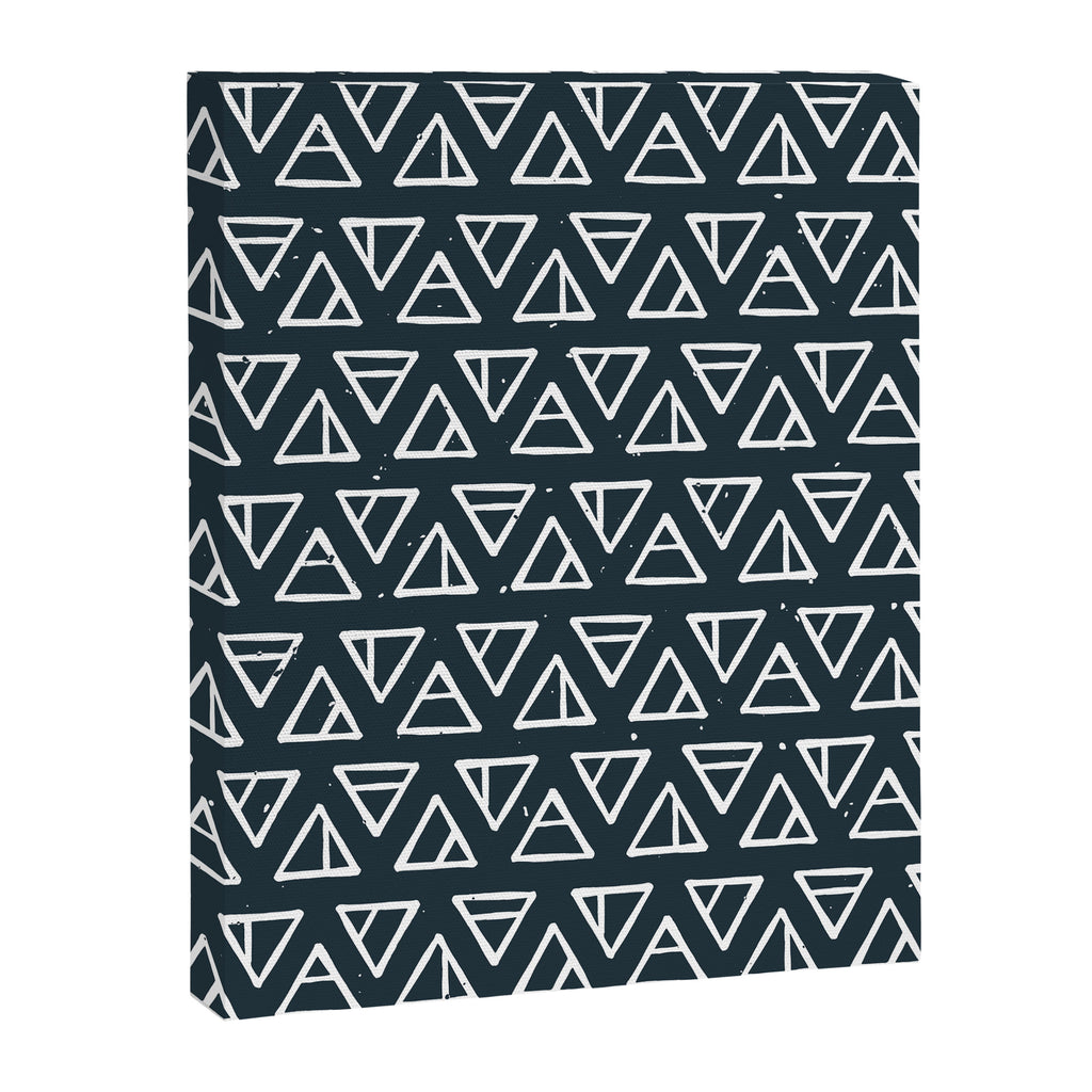 Alchemical Triangles > Navy Canvas Print Gallery Image 8