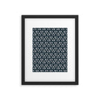 Alchemical Triangles > Navy Framed Art Print Gallery Image 6