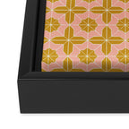 Alys Pink and Golden Rod Framed Canvas Print Gallery Image 3