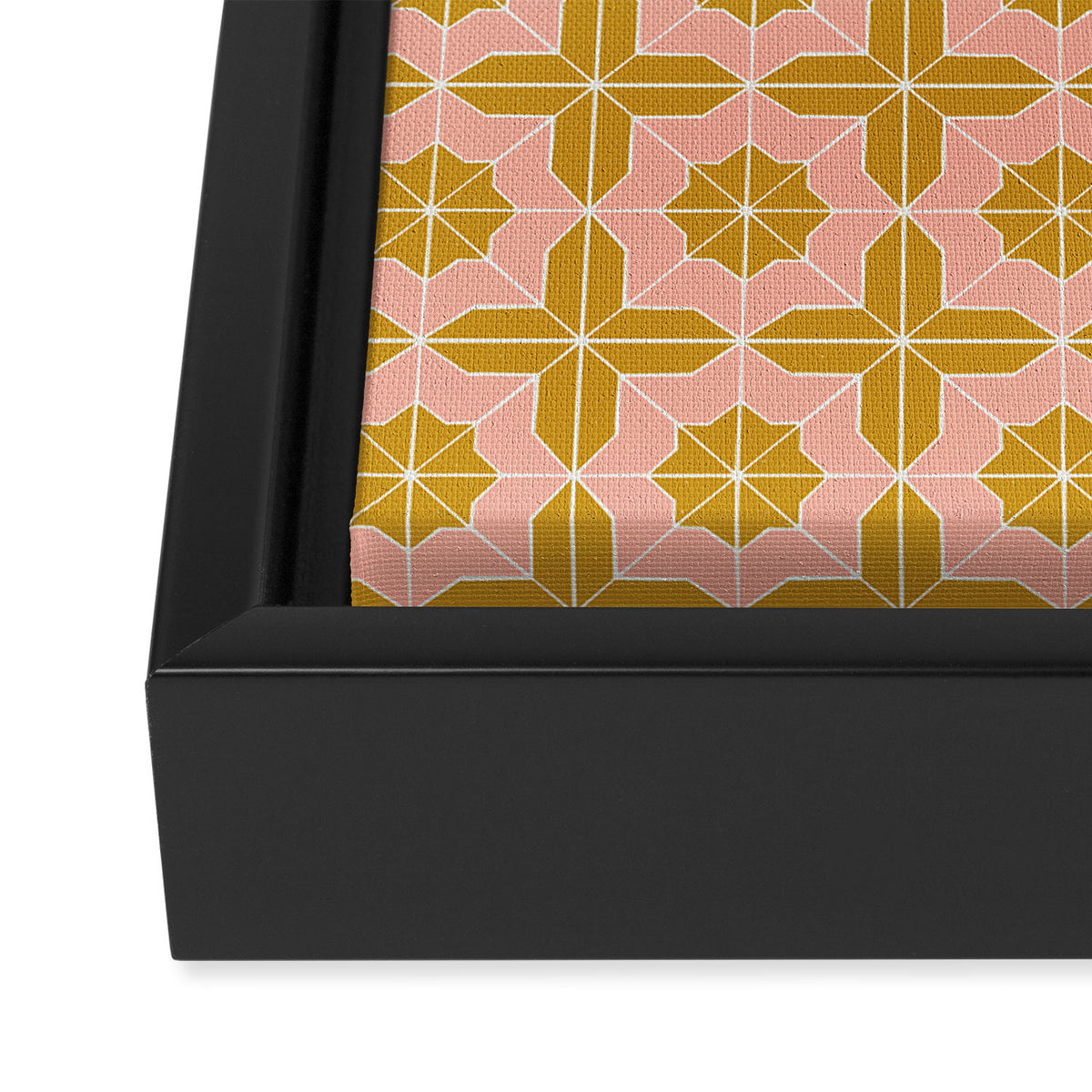 Alys Pink and Golden Rod Framed Canvas Print Gallery Image 3