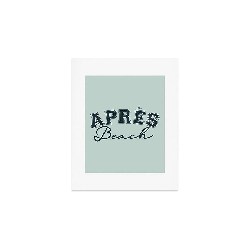 Aprés Beach Art Print Gallery Image 1