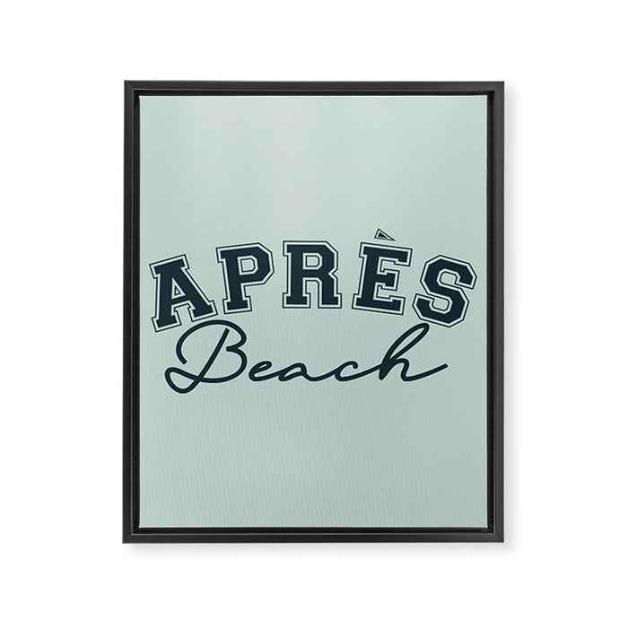 Aprés Beach Framed Canvas Print Gallery Image 1