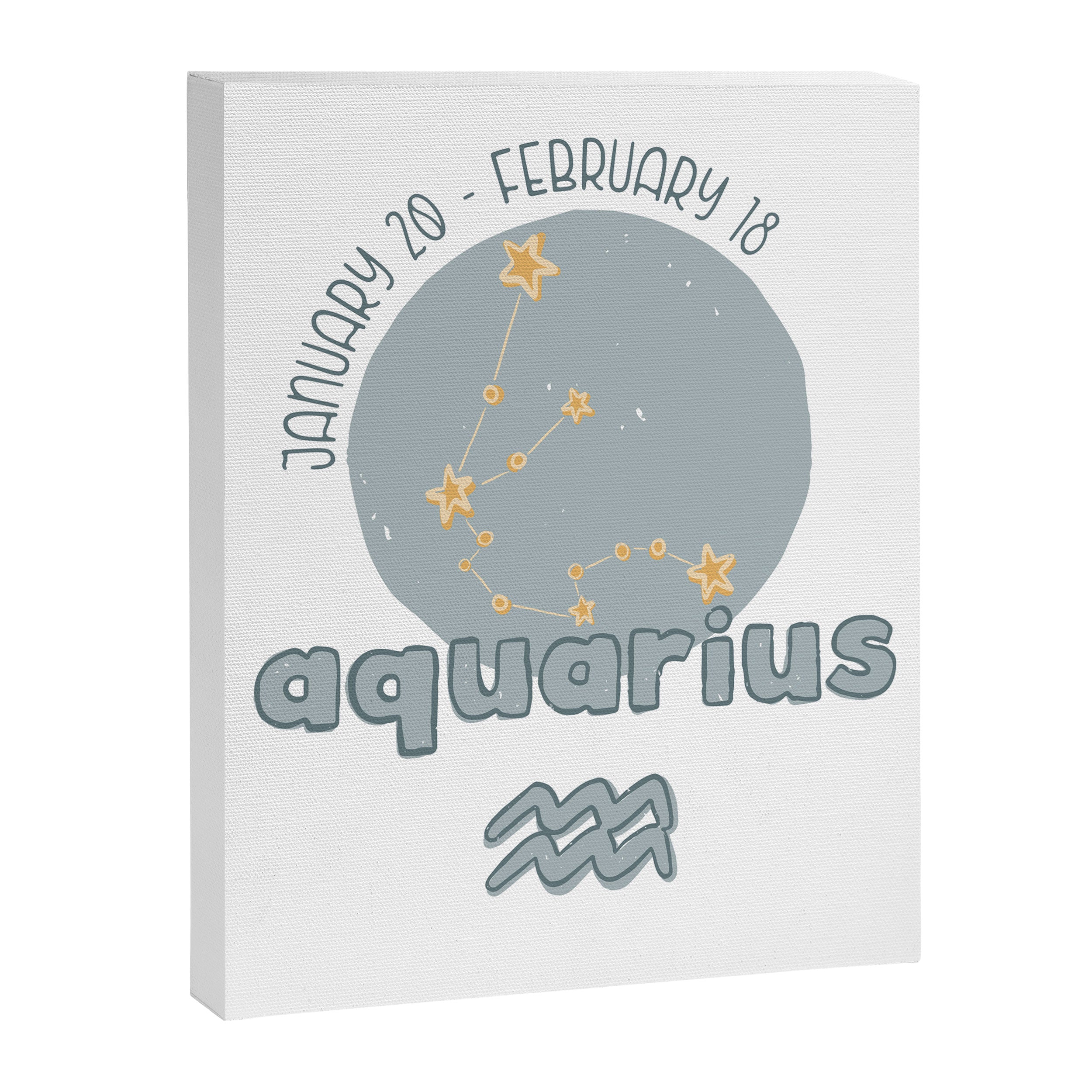 Aquarius Constellation Canvas Print Gallery Image 8