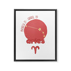Aries Constellation Framed Canvas Print Gallery Image 6