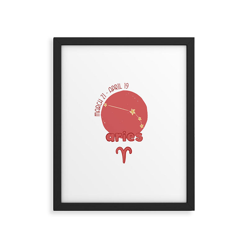Aries Constellation Framed Art Print Gallery Image 5
