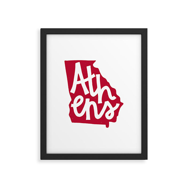 Athens Georgia Framed Art Print Gallery Image 5