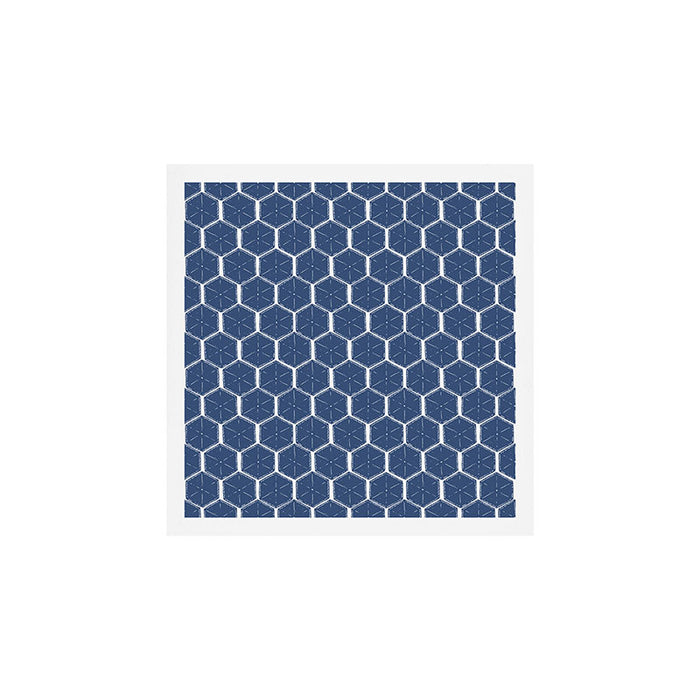 Beach Umbrellas . High Tide Blue Art Print Gallery Image 1